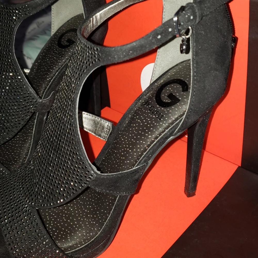 🦋🌹Black Heels Glamo 4 high🌹🦋 - Picture 4 of 8